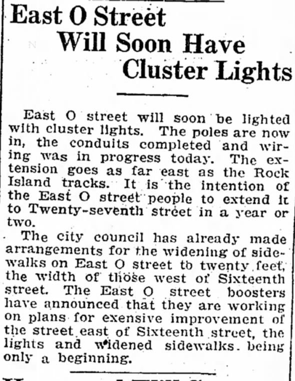 Clipping from The Lincoln Star
